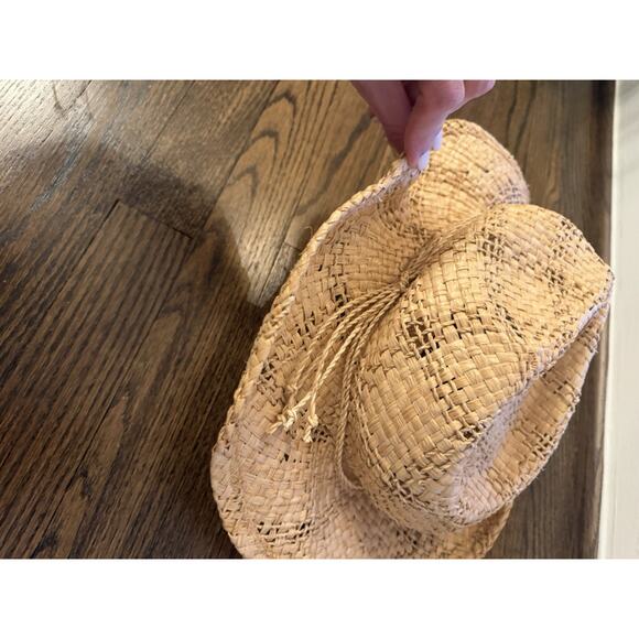 Lack of Color Straw Cowboy Hat In Natural Size Medium $149 MSRP main image 9